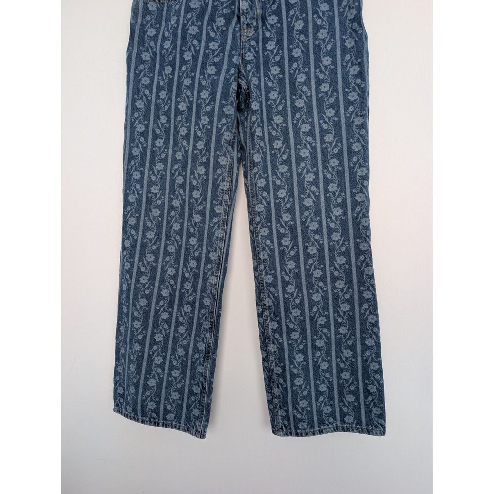 We the Free FP Tennessee Low Rise Boyfriend Jeans Sz 29 Faded Floral Stripe - Picture 11 of 16